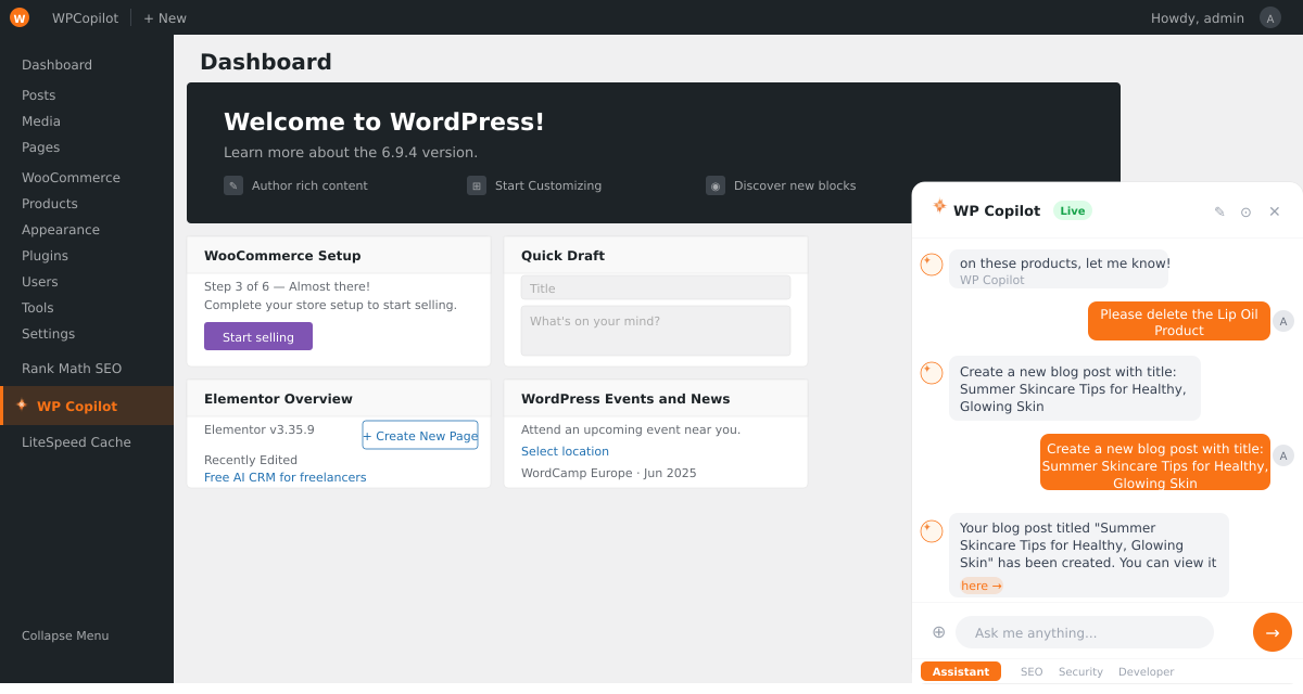 WP Copilot gallery image