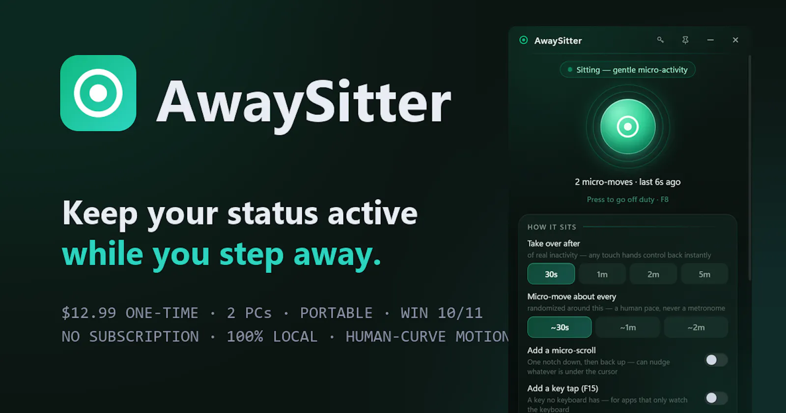 AwaySitter screenshot 1