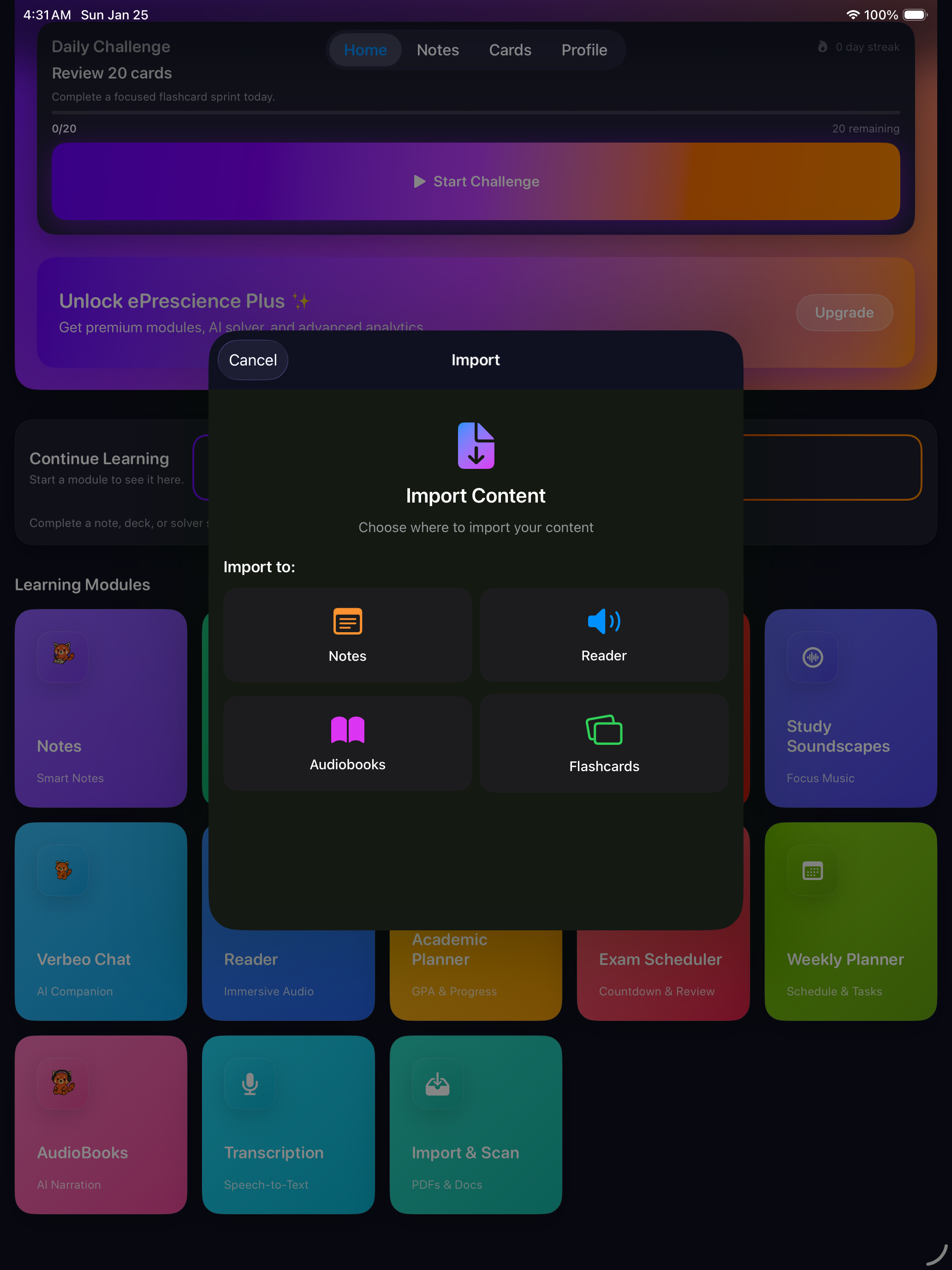 ePrescience IOS Study App Launch gallery image