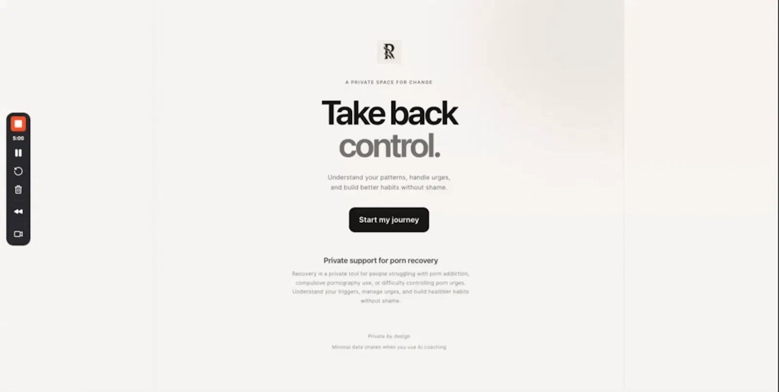 Recovery screenshot 1 (video preview)