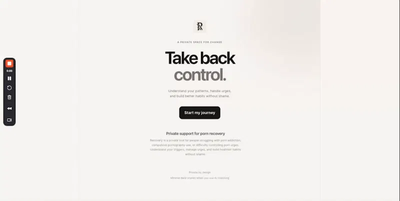 Recovery screenshot 1 (video preview)