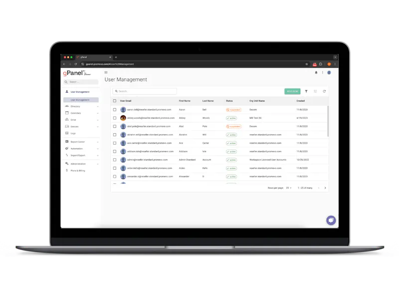 gPanel for Google Workspace screenshot 4