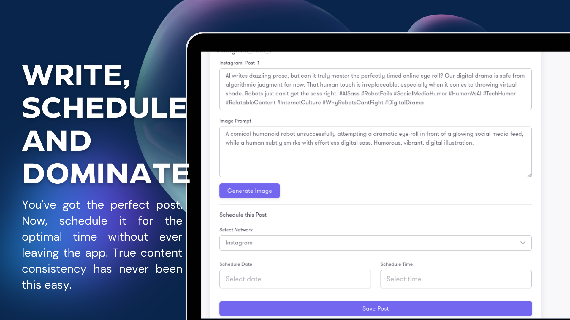 AI-Researched Social Media Post Ideas gallery image
