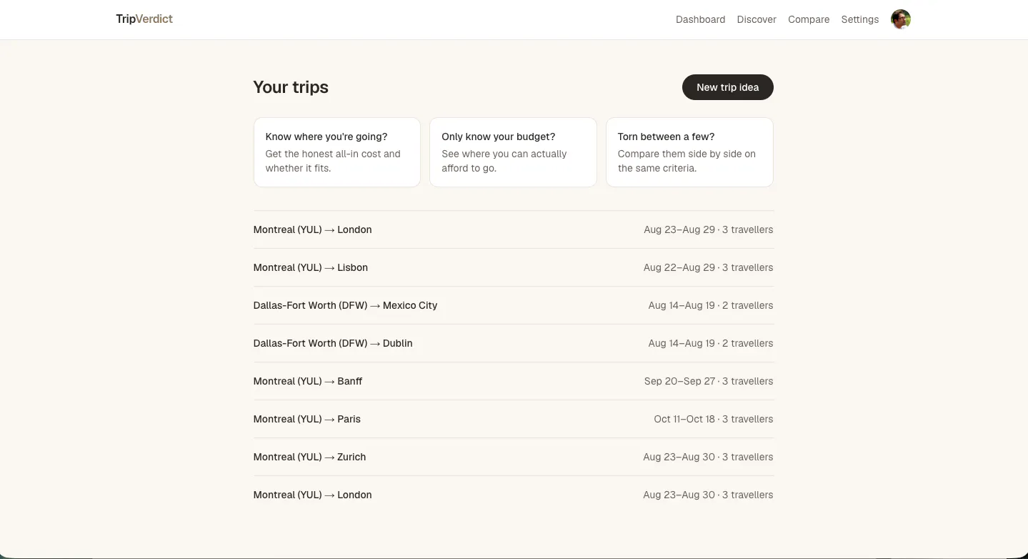 TripVerdict gallery image