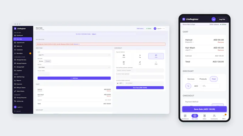 LiteRegister screenshot 2