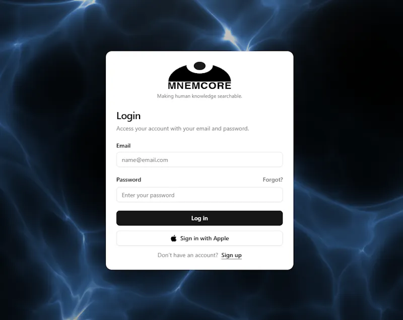 Mnemcore screenshot 3