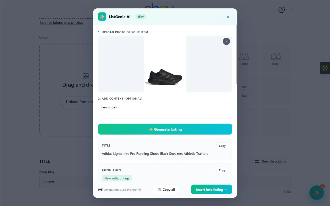 ListGenie AI gallery image