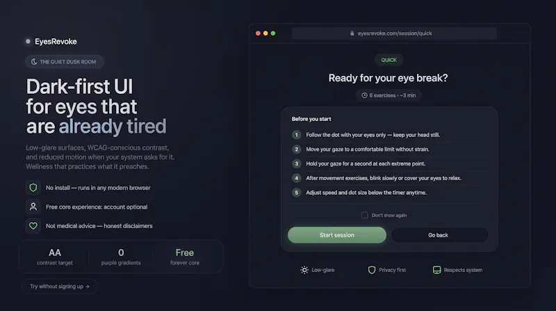 EyesRevoke screenshot 2
