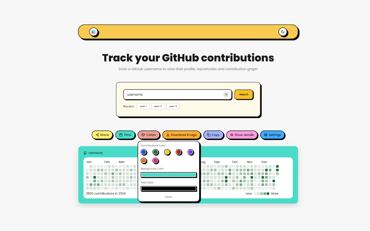 Git Profile Stats gallery image