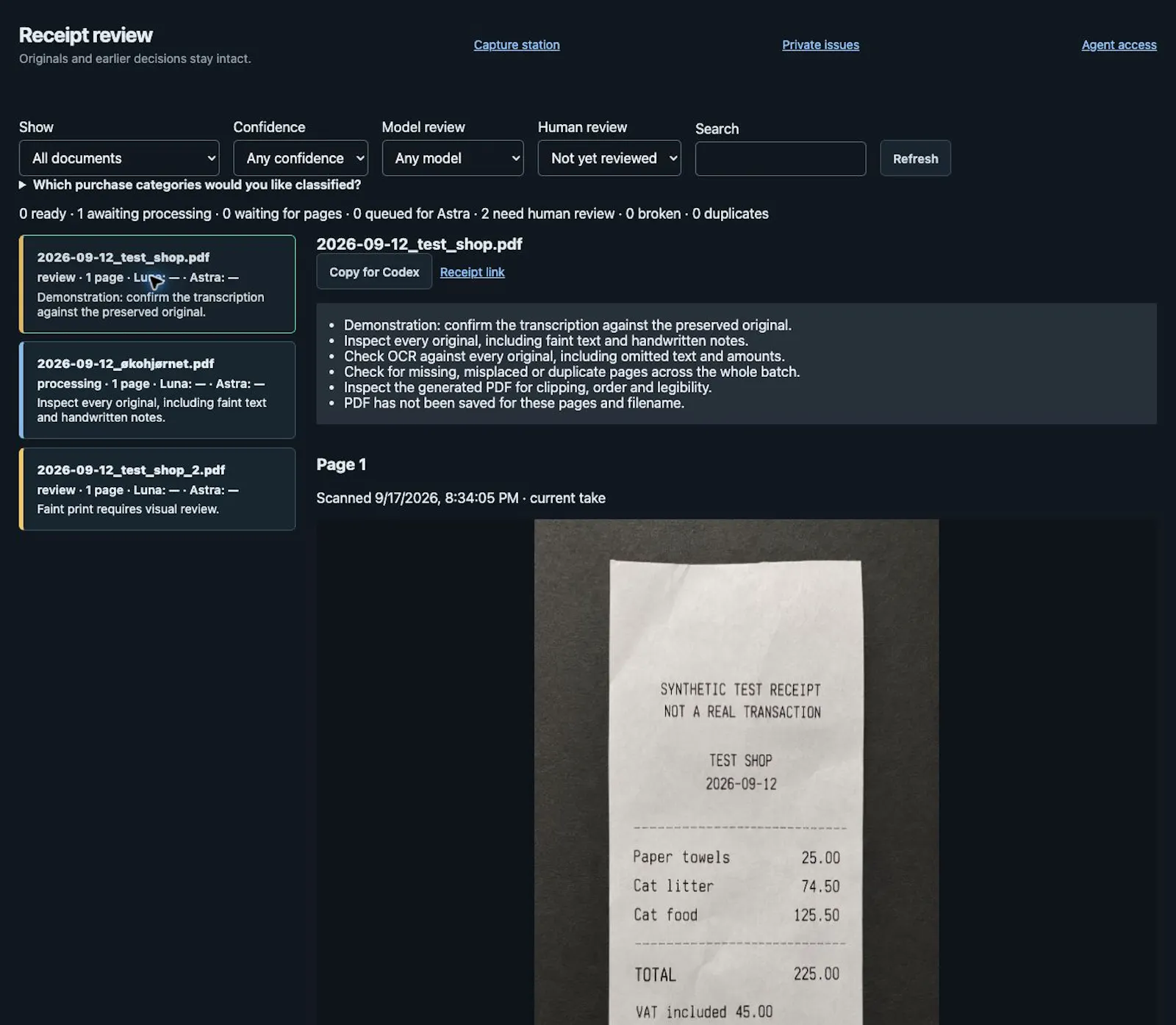 Galactic Receipt Scanner screenshot 4