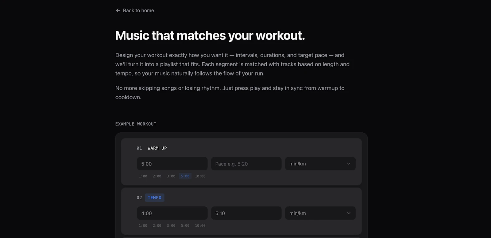 Cadence Playlist screenshot 1