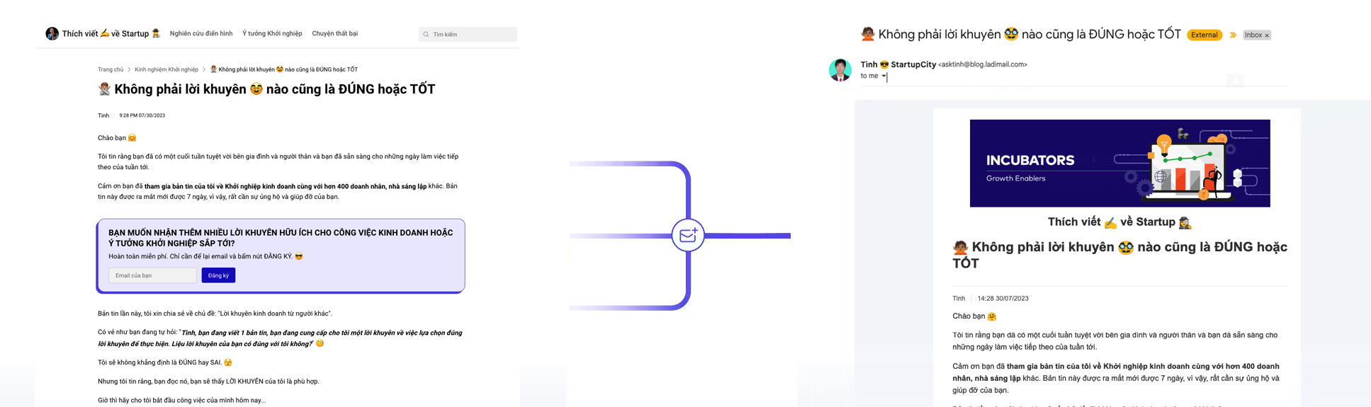 Mídia 4 de Plataforma de blog e boletim informativo - Construído para blogueiros, criadores, especialistas, jornalistas e escritores