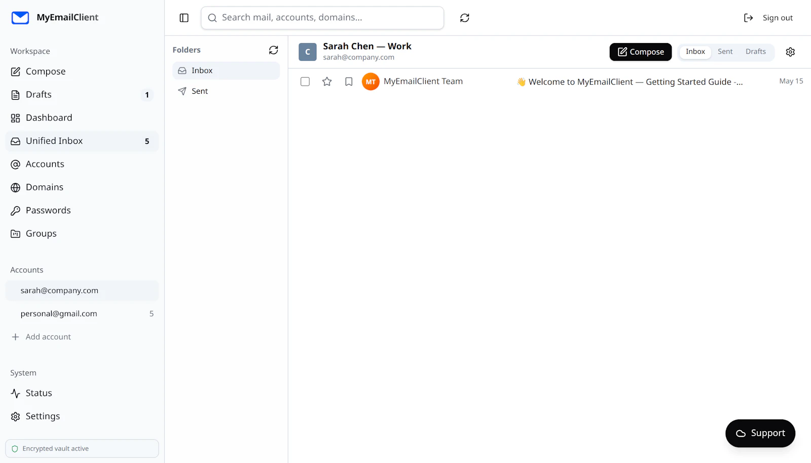 MyEmailClient screenshot 4