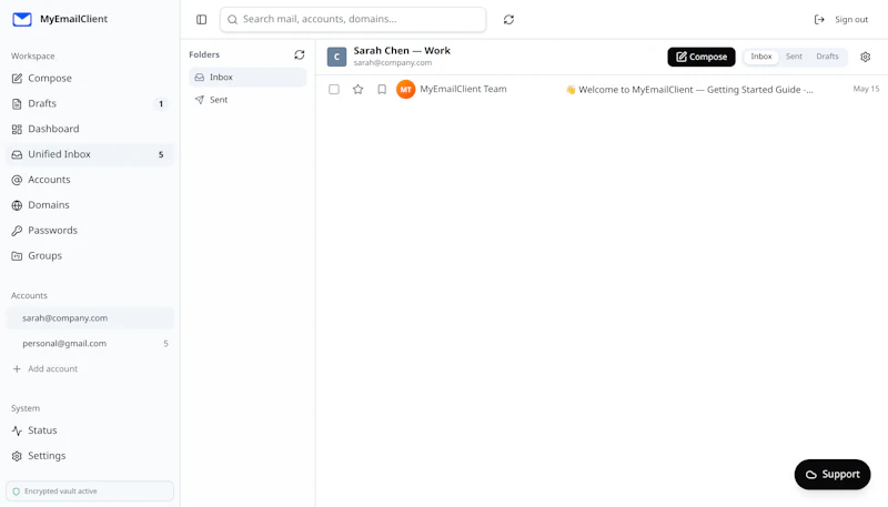 MyEmailClient screenshot 4