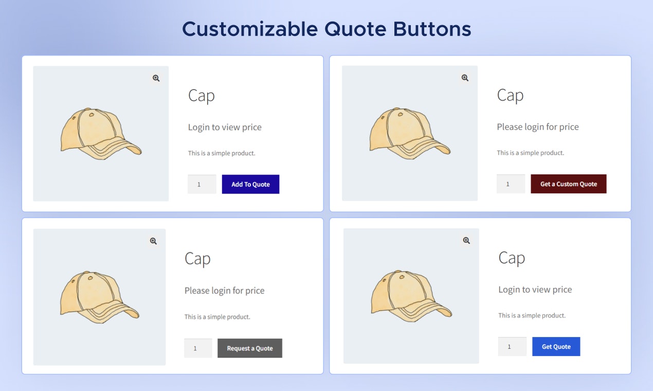 B2B Request a Quote for WooCommerce gallery image