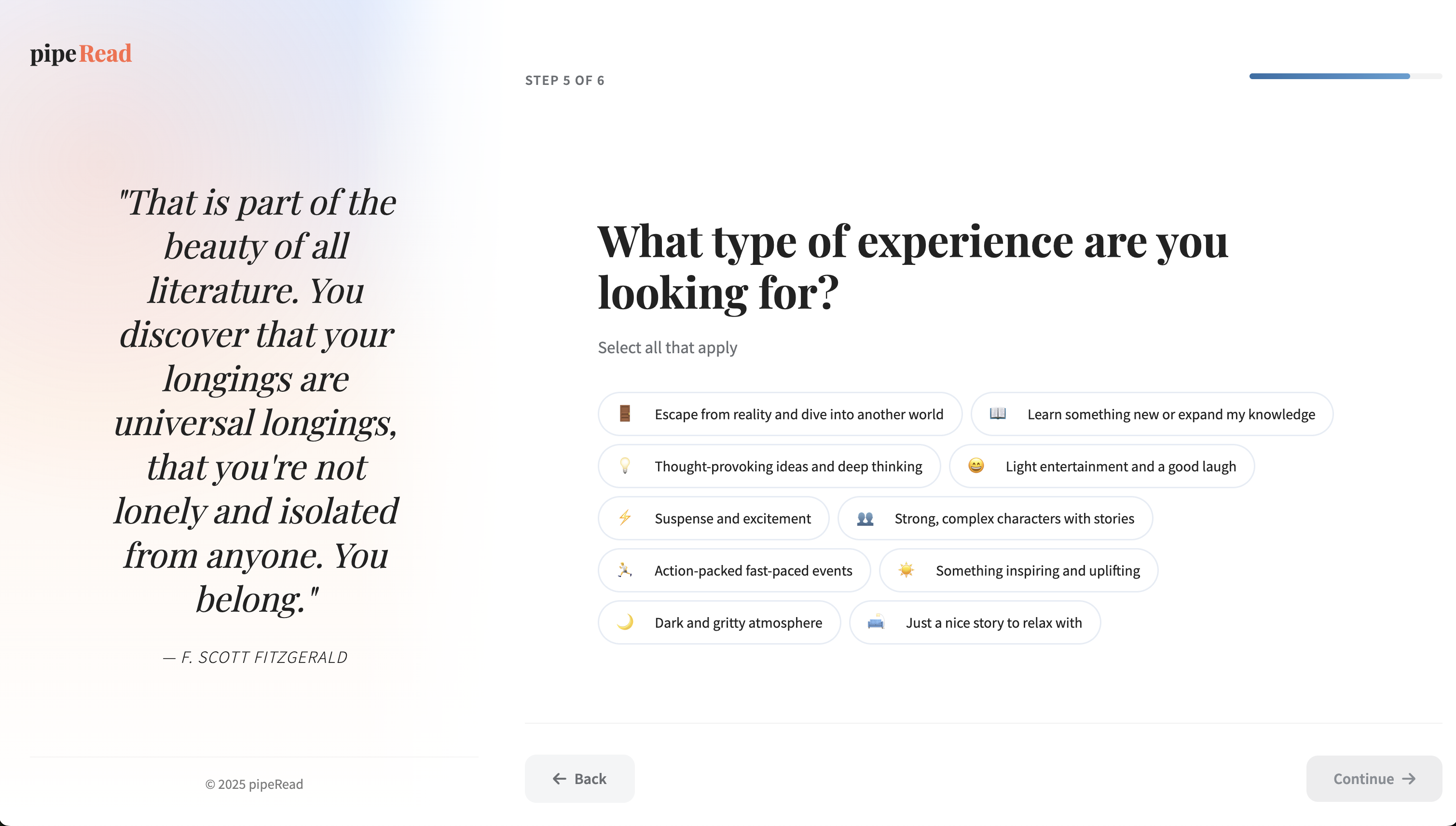 pipeRead recommendations