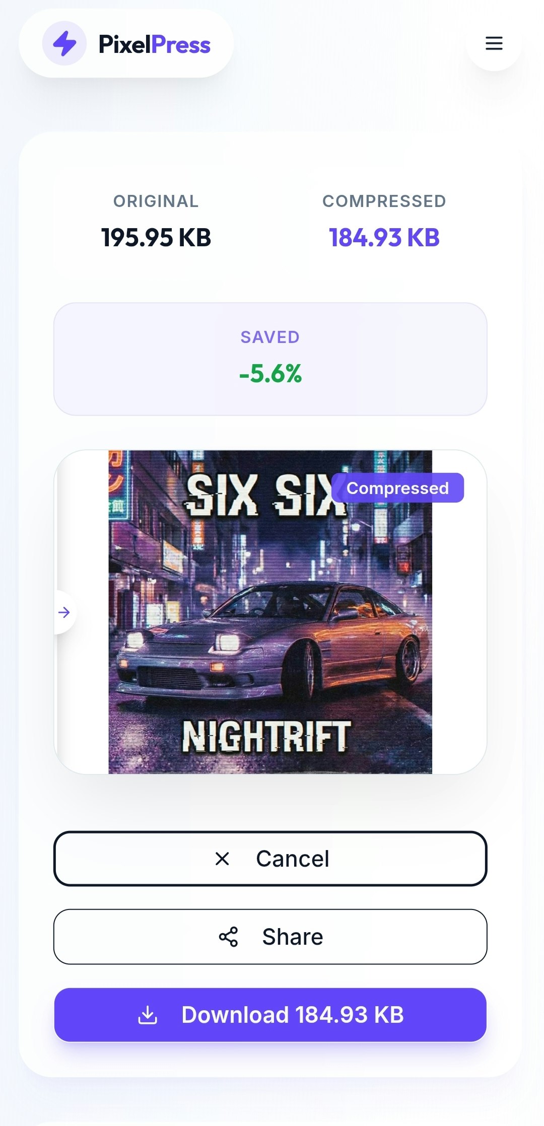 PixelPress - Screenshot 2 showing product features and functionality