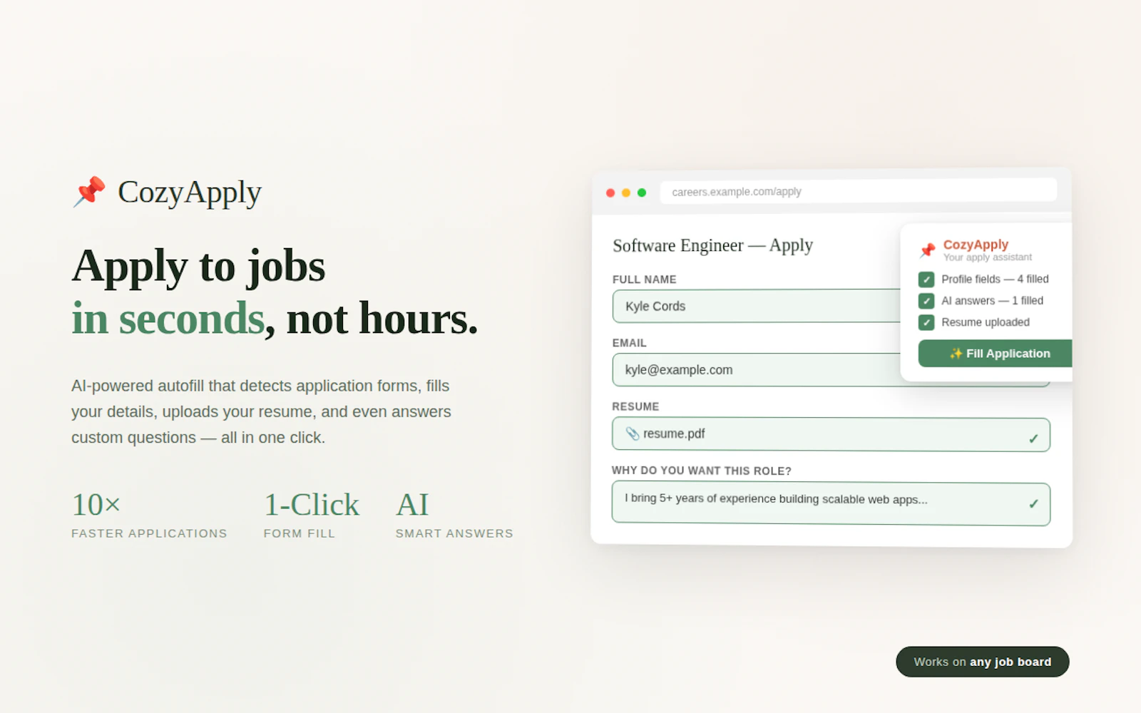 CozyJobs screenshot 2