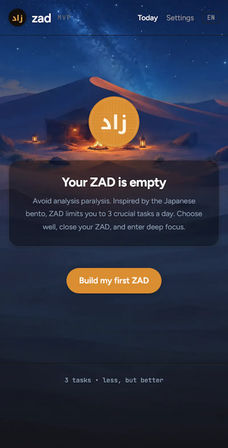 ZAD screenshot 1