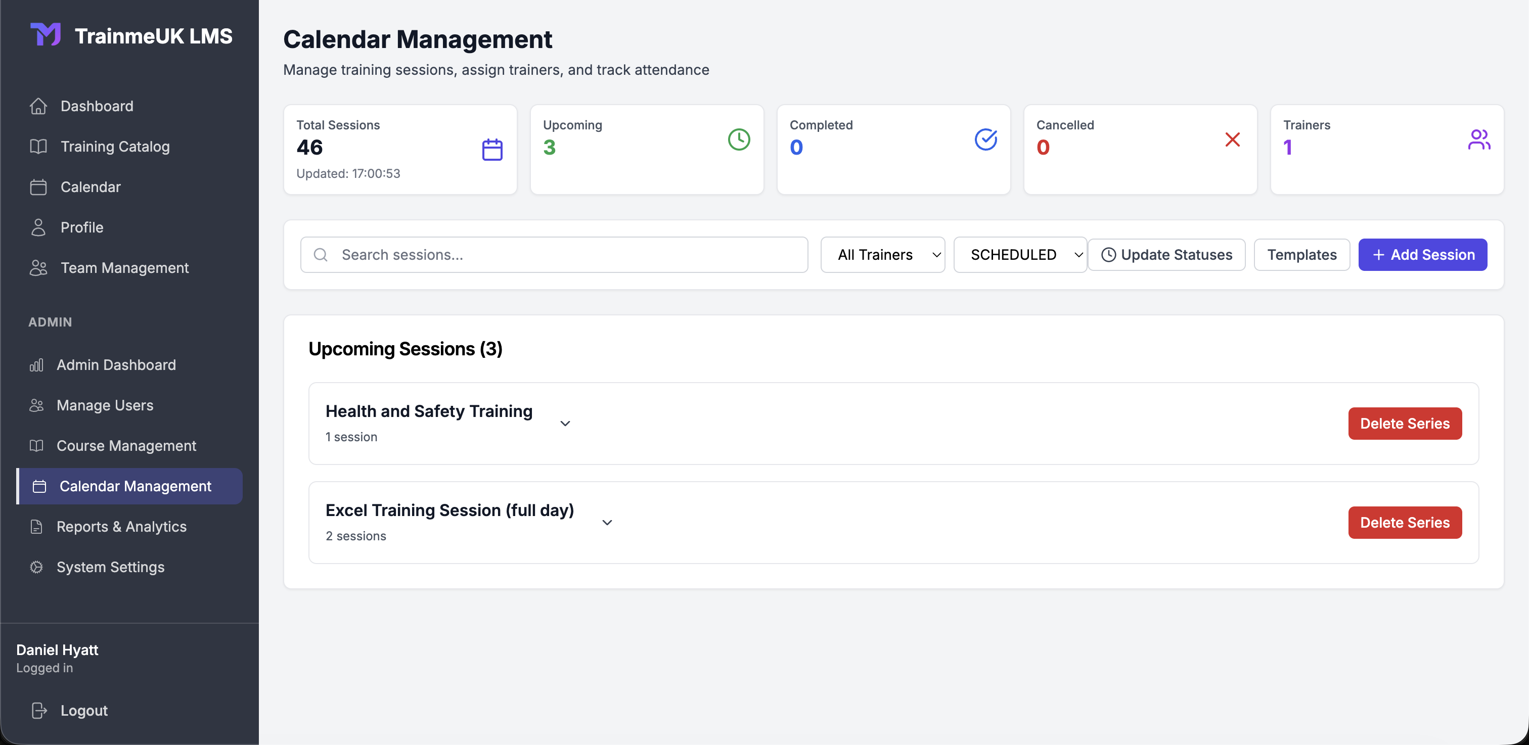 TrainMe UK - Screenshot 2 showing product features and functionality