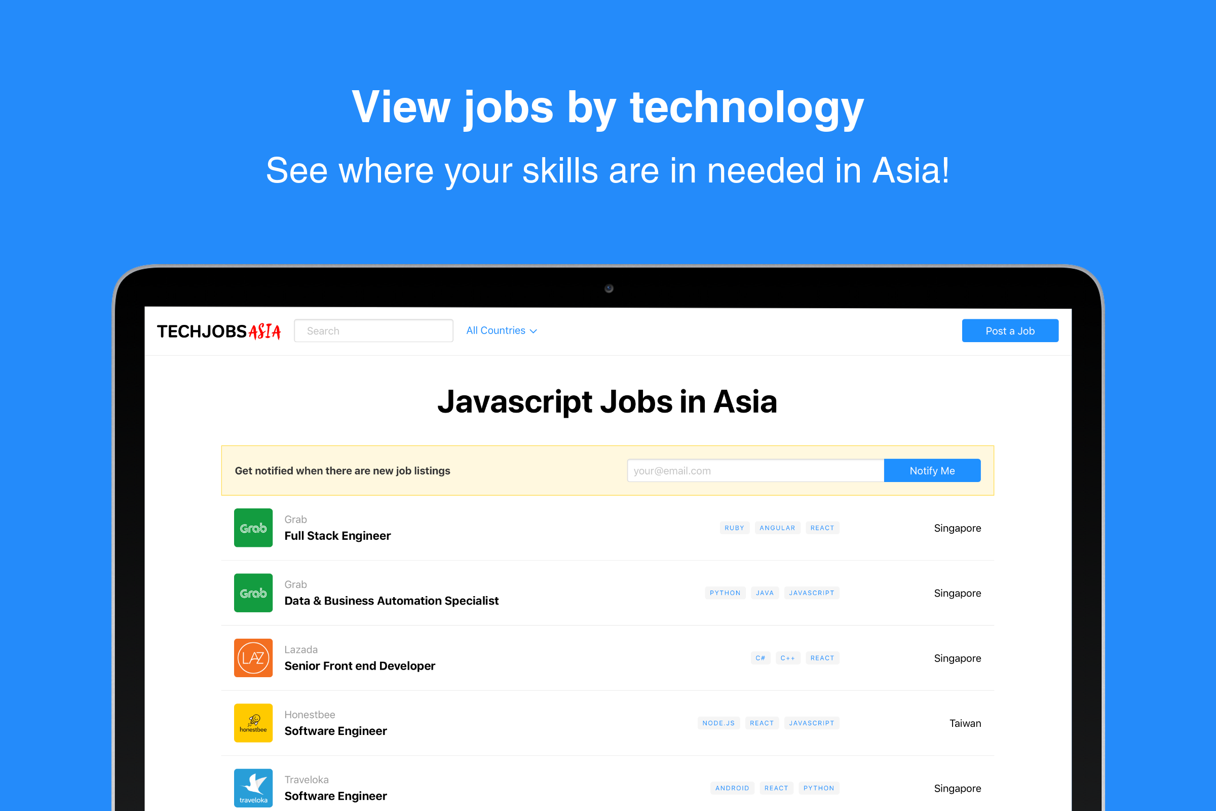 Tech Jobs Asia Image