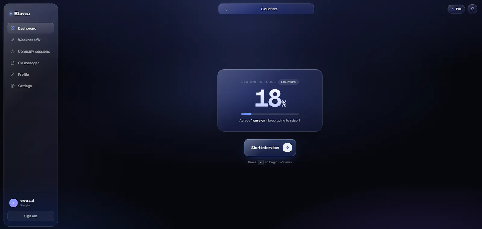 Elevra - InterviewAI screenshot 1
