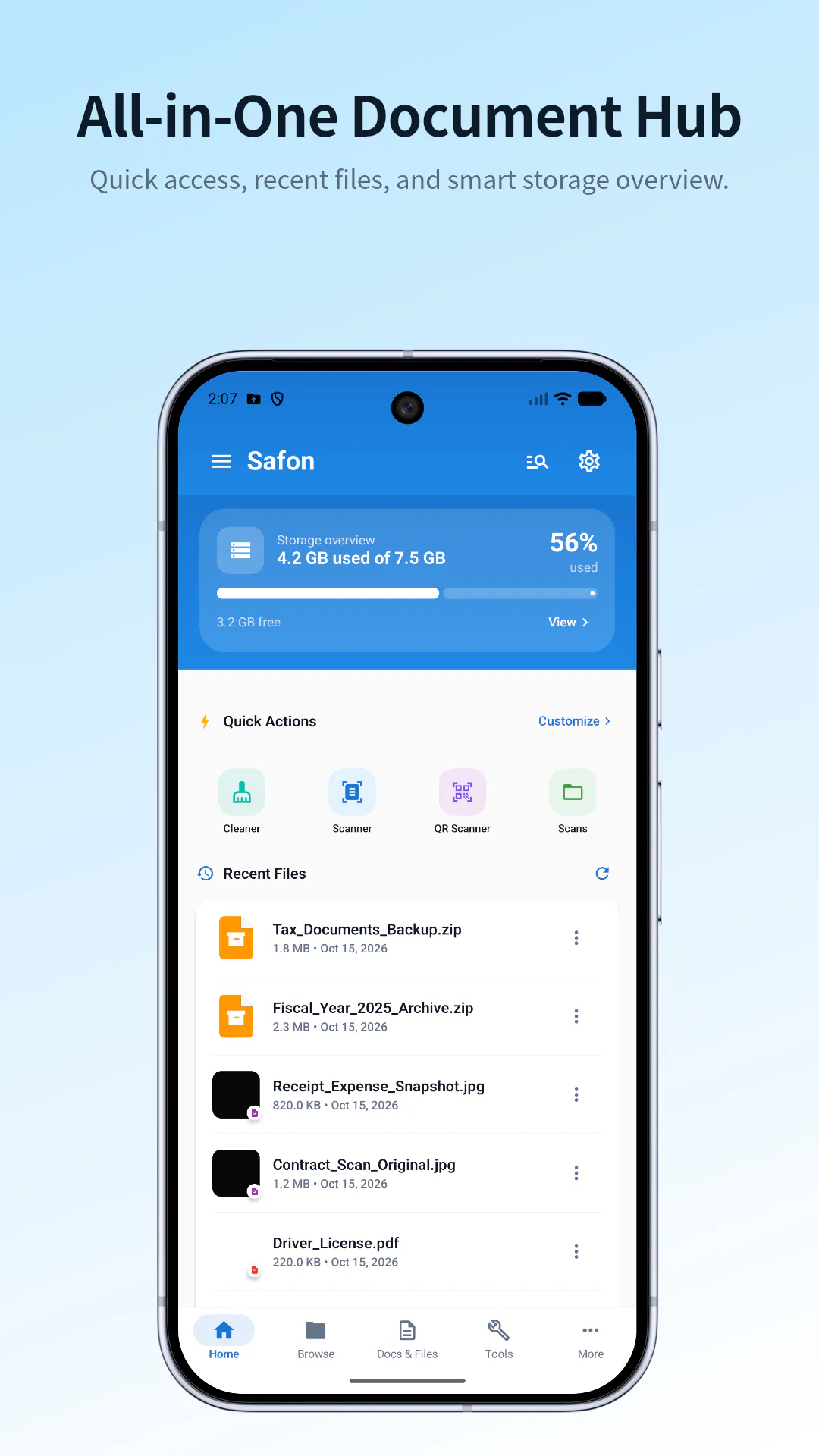 Safon - File Manager & Tools gallery image