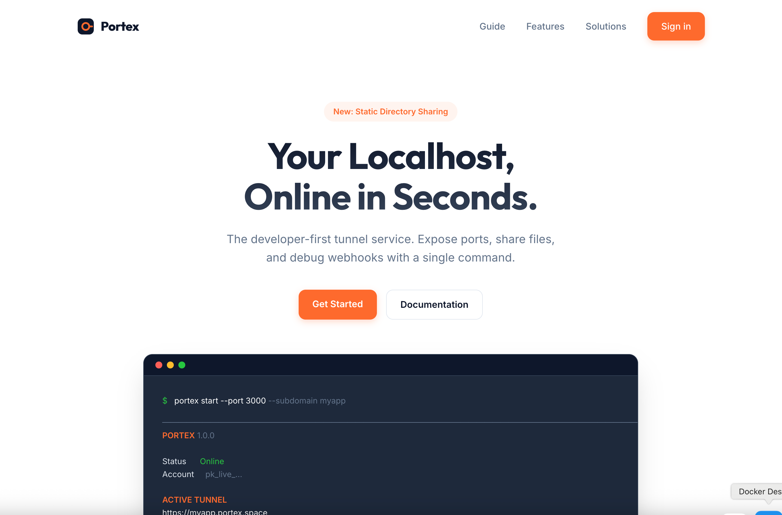Portex - Product Hunt launch logo and brand identity