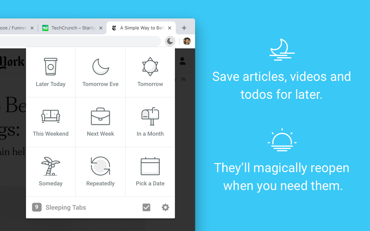 Tab Snooze gallery image