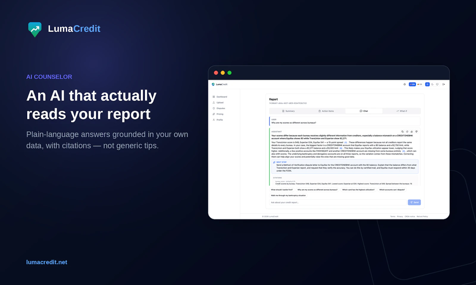LumaCredit screenshot 2
