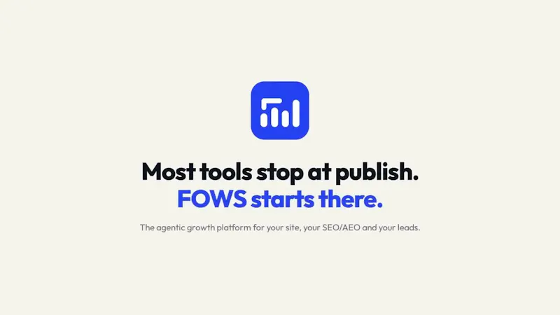 FOWS screenshot 1 (video preview)