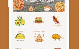 Yummy Sticker - GIF Emoji for iMessage Free media 3