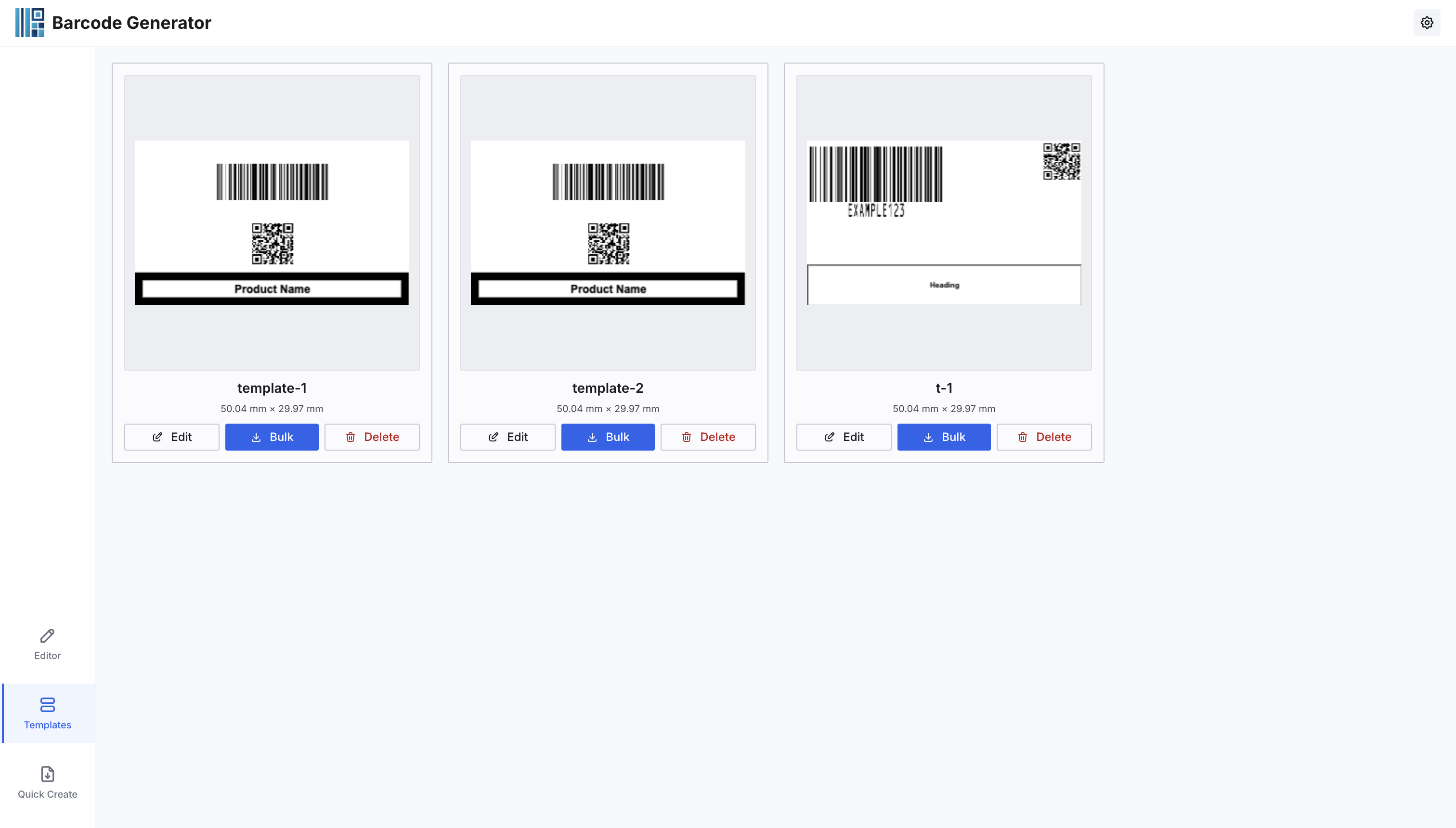 Free Bulk Barcode & Label Generator gallery image