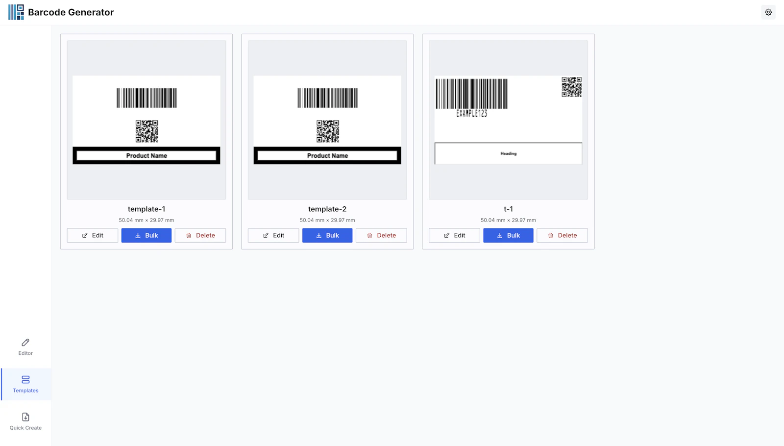 Free Bulk Barcode & Label Generator screenshot 4