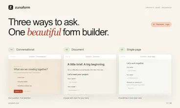 ZunoForm gallery image