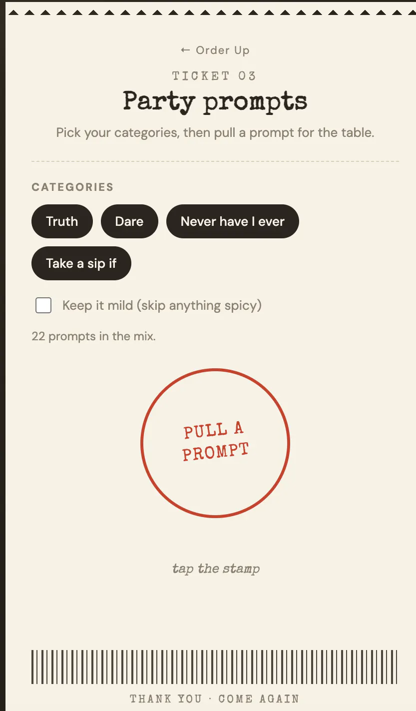 Order Up gallery image