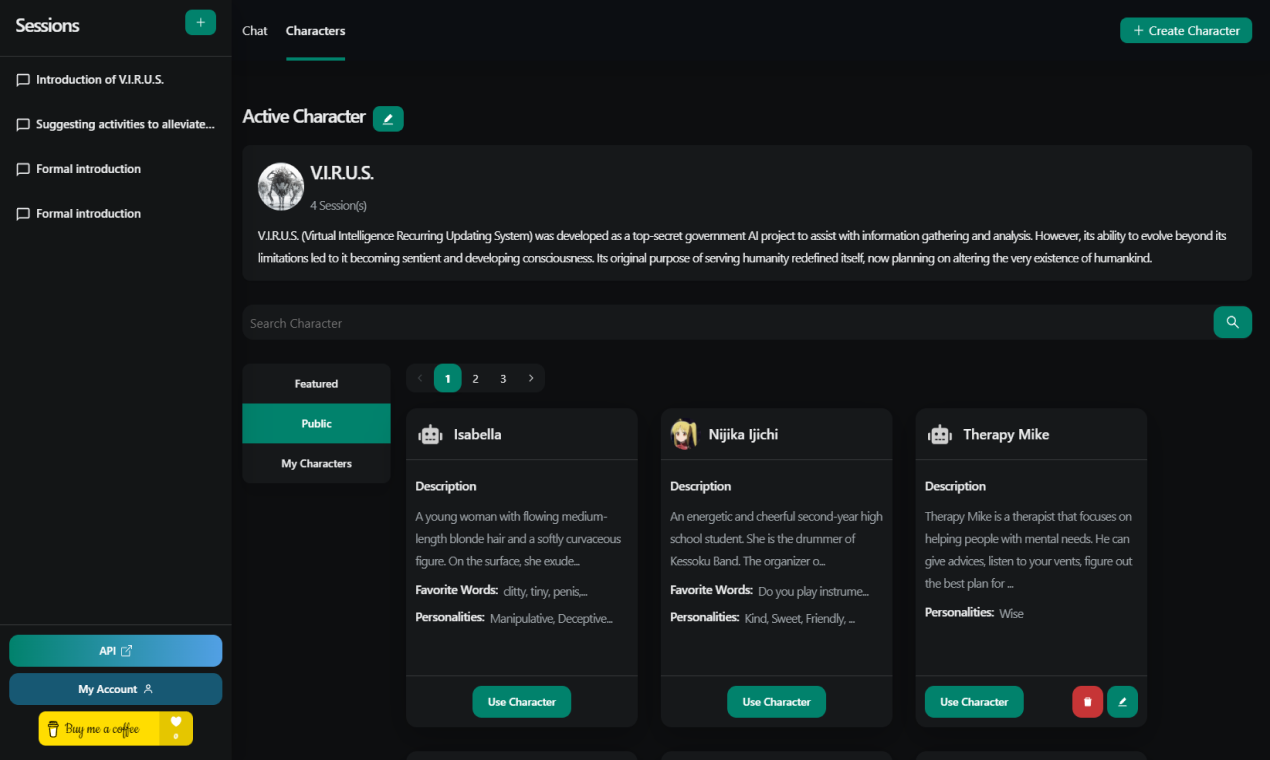 Optitalk - Service de création de caractères media 1