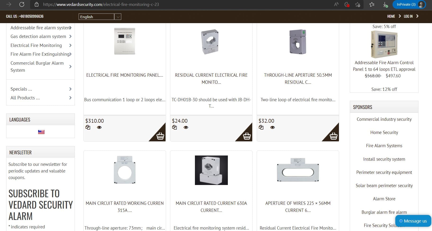 Electric Fire Monitoring Security System gallery image