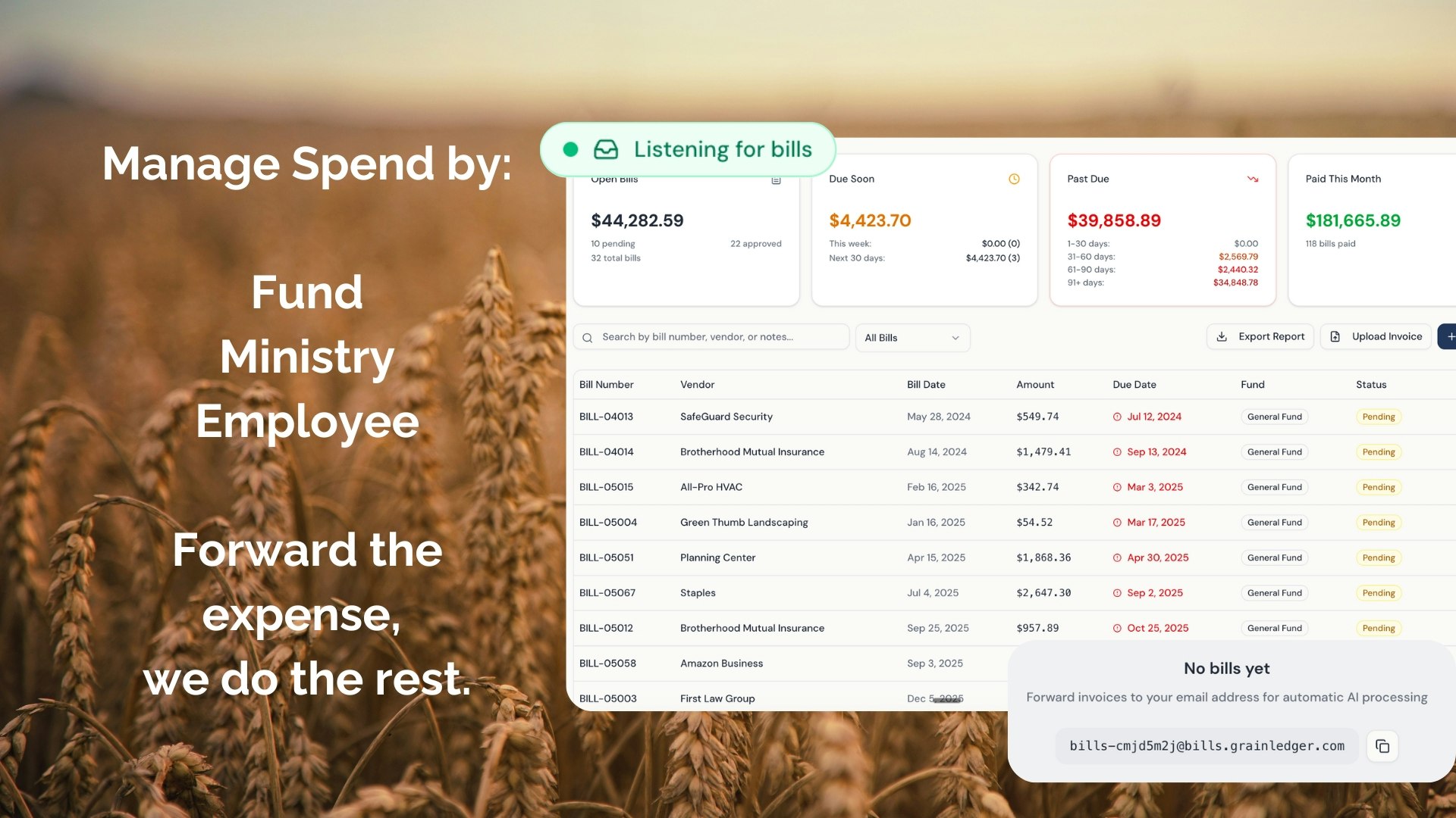 Grain Ledger - Screenshot 3 showing product features and functionality