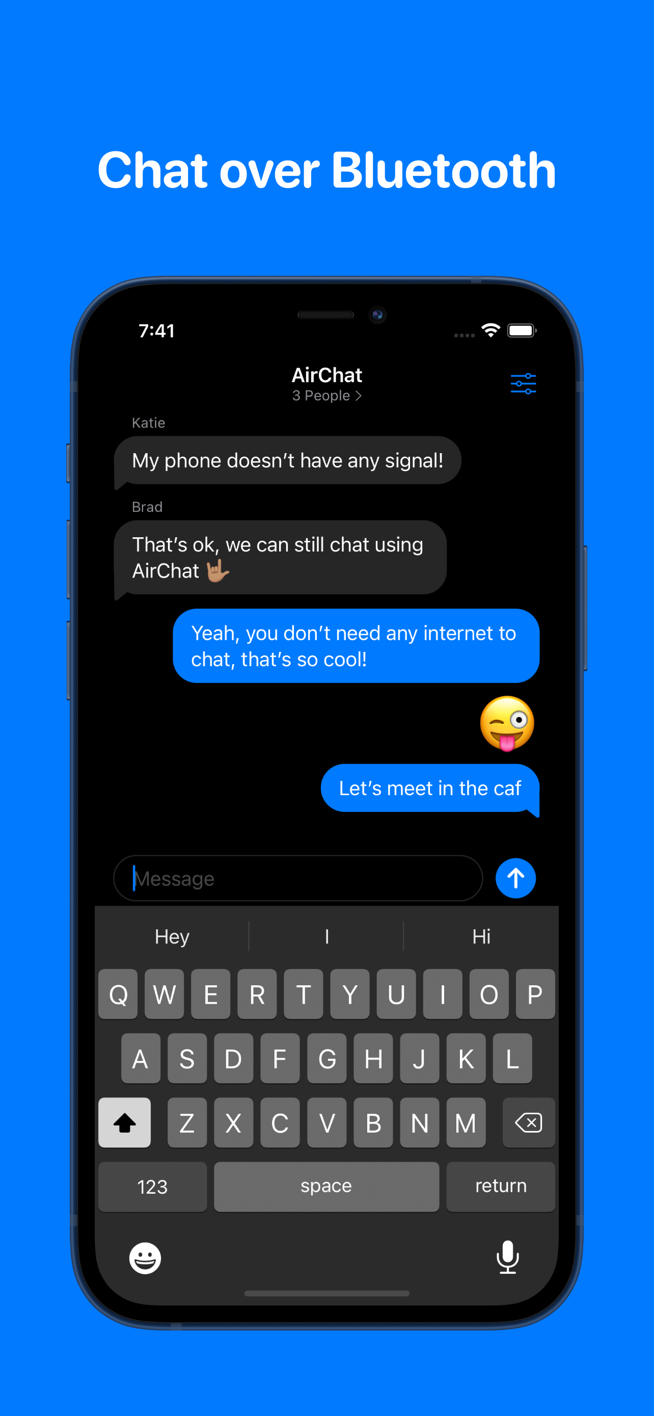 AirChat: Peer to Peer Chat App gallery image