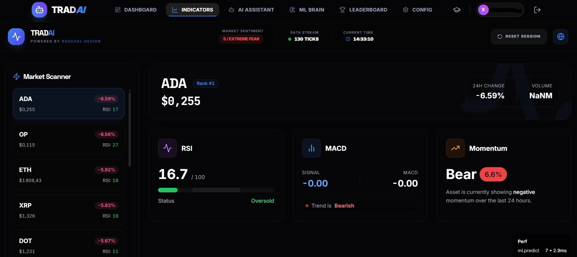 TradingBot AI - Screenshot 2 showing product features and functionality