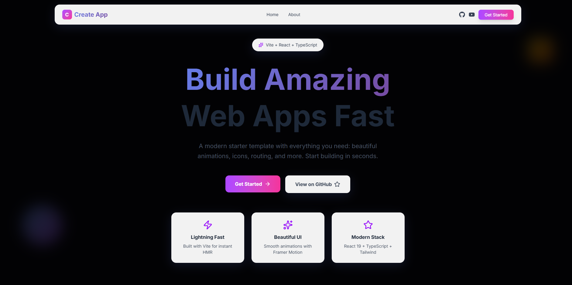Vite React SSG Pro gallery image