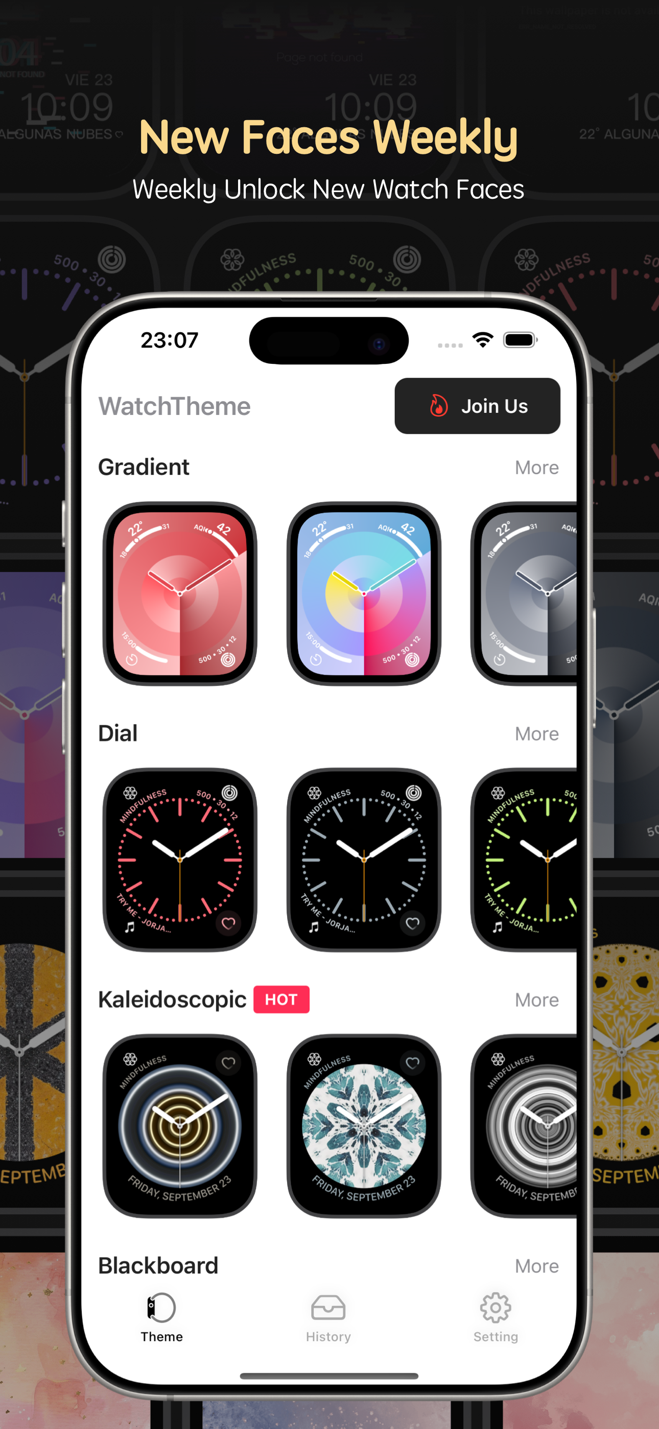وسائط Watchtheme - يتيح للمستخدمين تخصيص وجوه الساعة وتخصيص العروض. 1