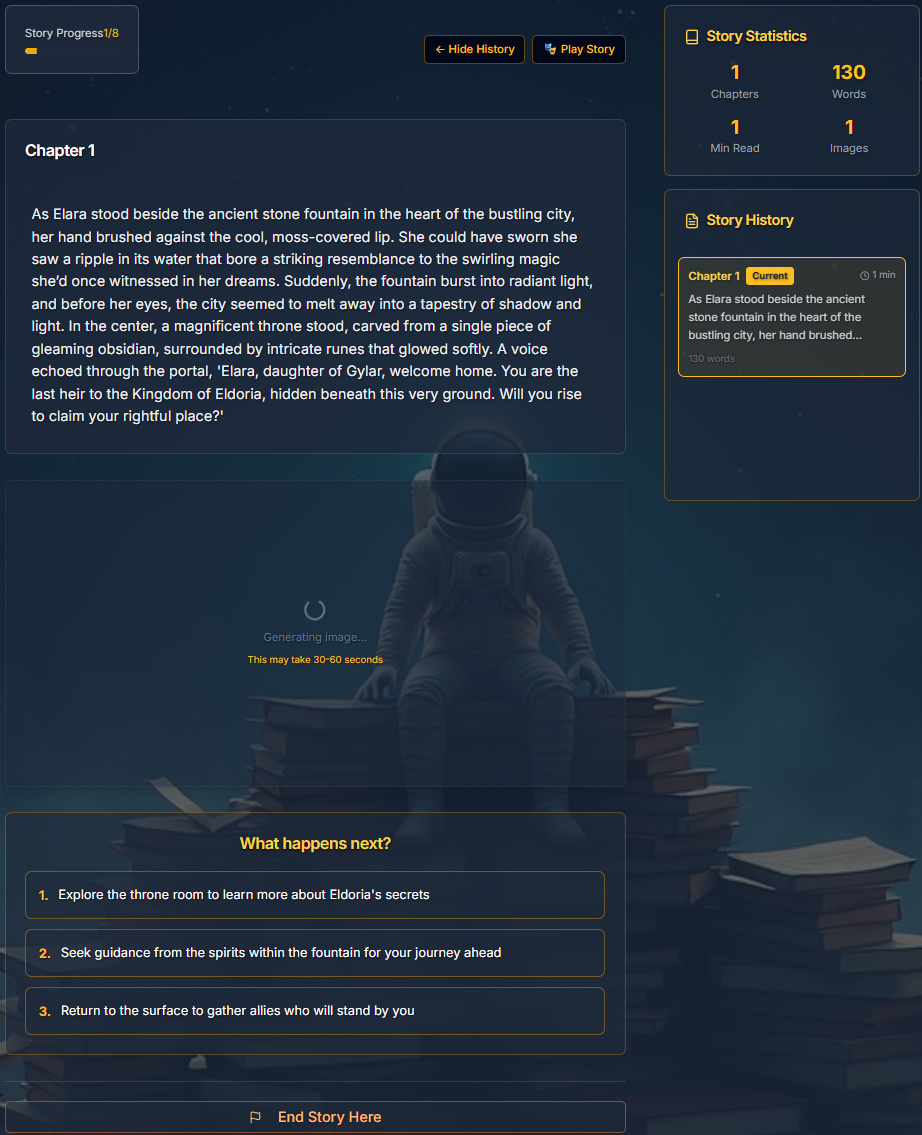 Tale Forge - AI-aangedreven interactieve verhalen voor het slapengaan voor gezinnen media 7