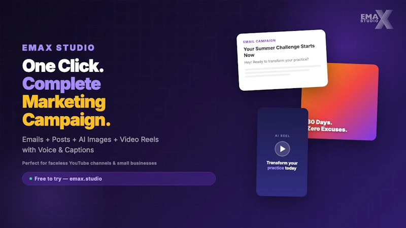 EMAX Studio screenshot 1 (video preview)