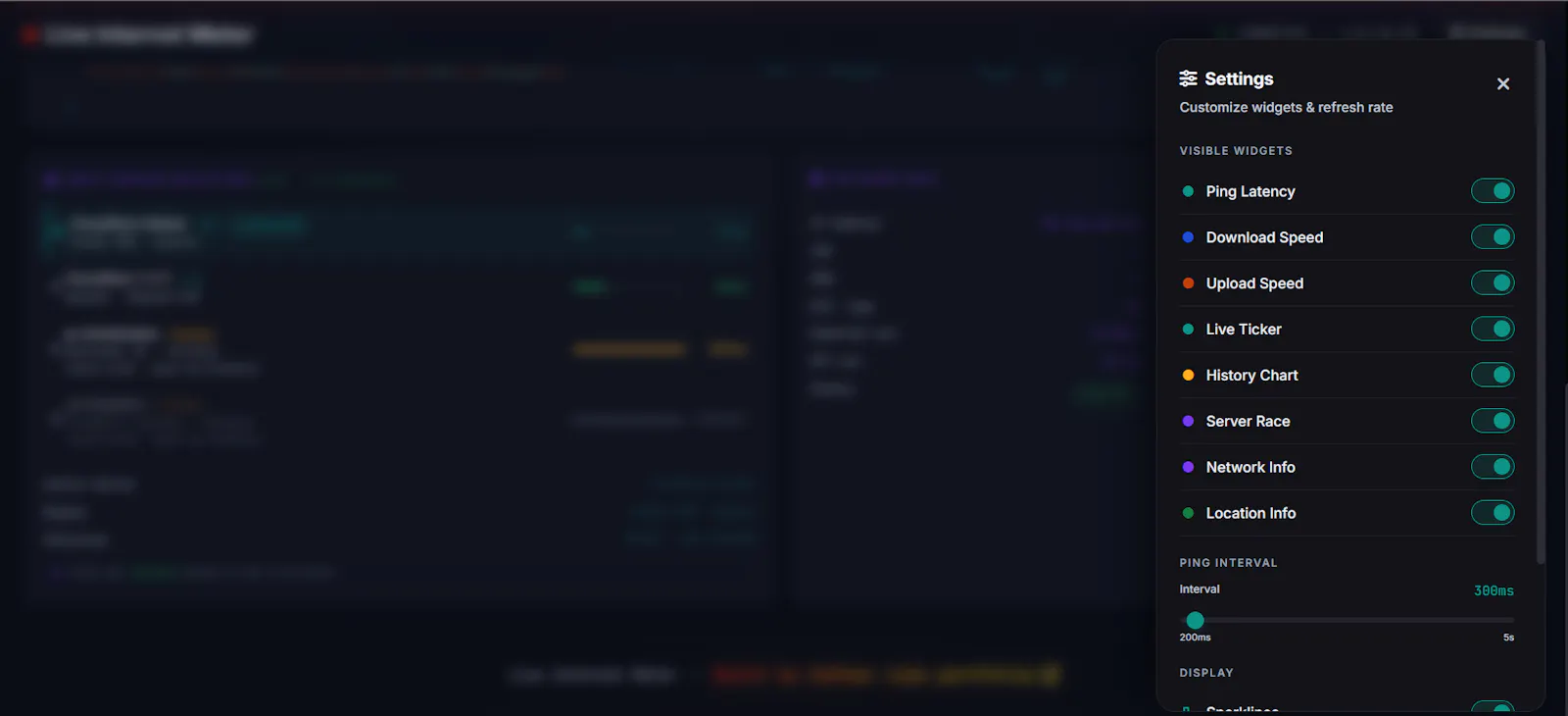 Live Internet Meter screenshot 4