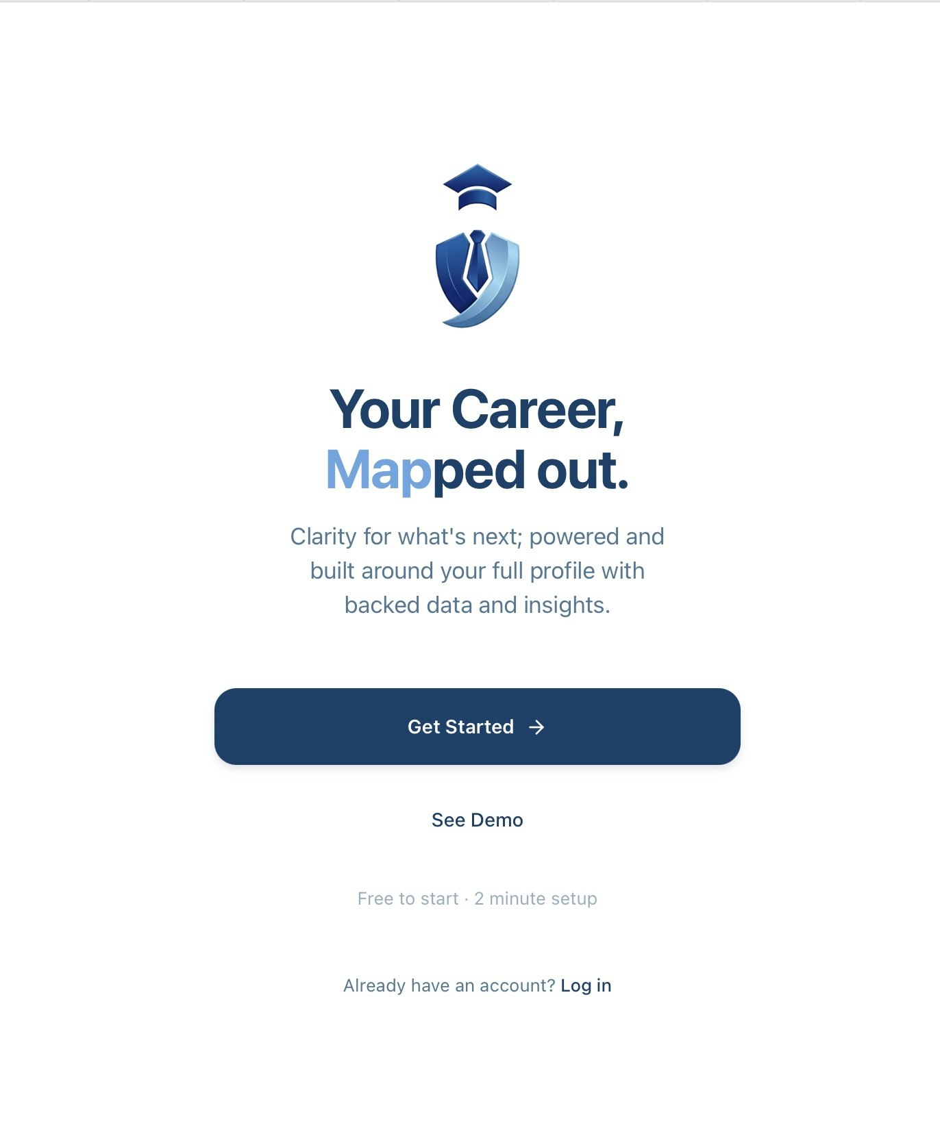 CareerMap - Screenshot 2 showing product features and functionality