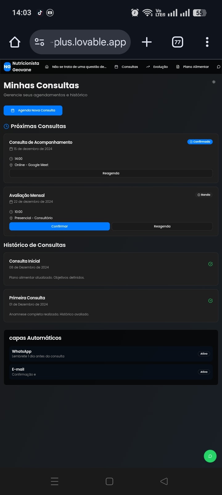 Nutricionista Geovane gallery image