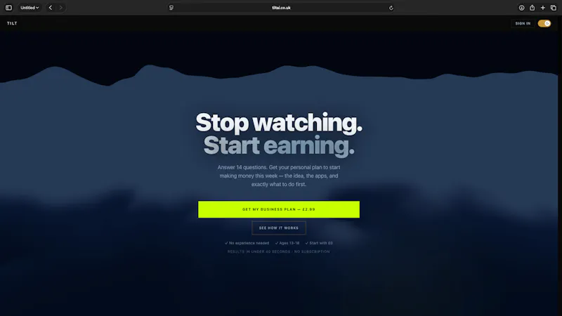 TILT AI screenshot 1