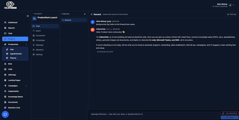CeleroChat screenshot 8